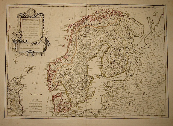 Janvier Jean Robert Les Couronnes du Nord comprenant les Royaumes de Suede, Danemarck et Norwege... 1762 Parigi 